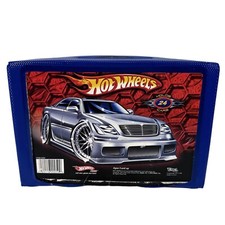 HOT WHEELS x MATCHBOX Diecast Toy Car Truck Lot of 24 w/ Carry Case