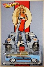 '83 Chevy Silverado Custom Hot Wheels Gulf Racing Series Car w/ Real Riders
