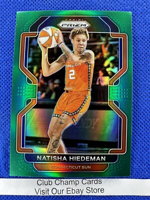 2022 #72 Natisha Hiedeman WNBA Panini Prizm Basketball Green Prizm Sun