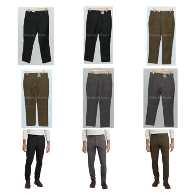 Kirkland Signature Men s Stretch Tech Pant Brown Black Gray