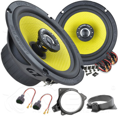 GROUND ZERO LAUTSPRECHER für PEUGEOT 207 2006-2015 Heck Tür 2-Wege 130W #BLR9