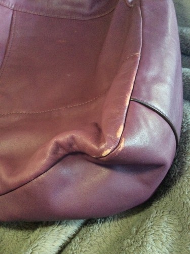 Coach Daisy Spectator Purple Leather Emma Tote - Picture 7 of 12