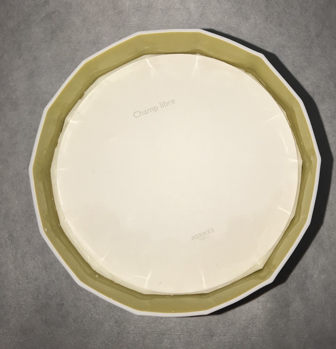 NEW HERMES - CHAMP LIBRE Scented Candle w/Ceramic Bowl 5