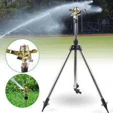 Adjustable Tripod Water Sprinkler Lawn Garden Watering Yard Irrigation System