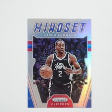 2021-22 Panini Prizm #14 KAWHI LEONARD Silver Prizm Mindset CLIPPERS