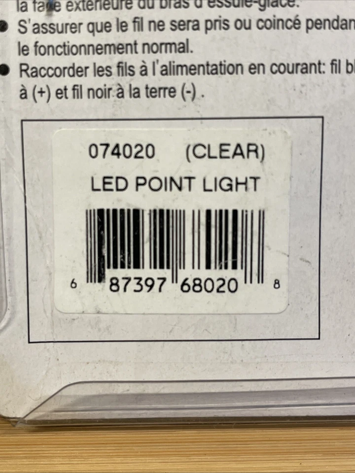 Eurolite (Toucan) Limpiaparabrisas Luz LED TRANSPARENTE 12V DC Solo De Colección ¡NUEVO!! Foto 3 de 4