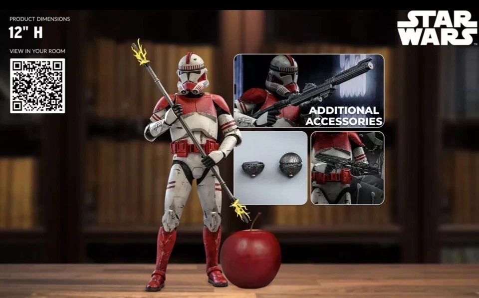 🔥 Figura 1/6 SELLADA Hot Toys TMS025 Star Wars The Clone Wars Coruscant Guard Foto 2 de 4