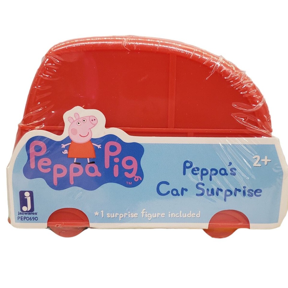 Peppa Pig Car Surprise Toys Blind Pack Collectible Mini Figures Peppa