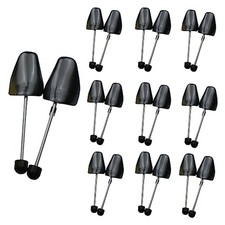 EchoDone 10 Pairs Plastic Shoe Tree Stretcher Shaper for Men