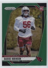 2024 Panini Prizm Rookies Green Prizm Darius Robinson #325 0y59