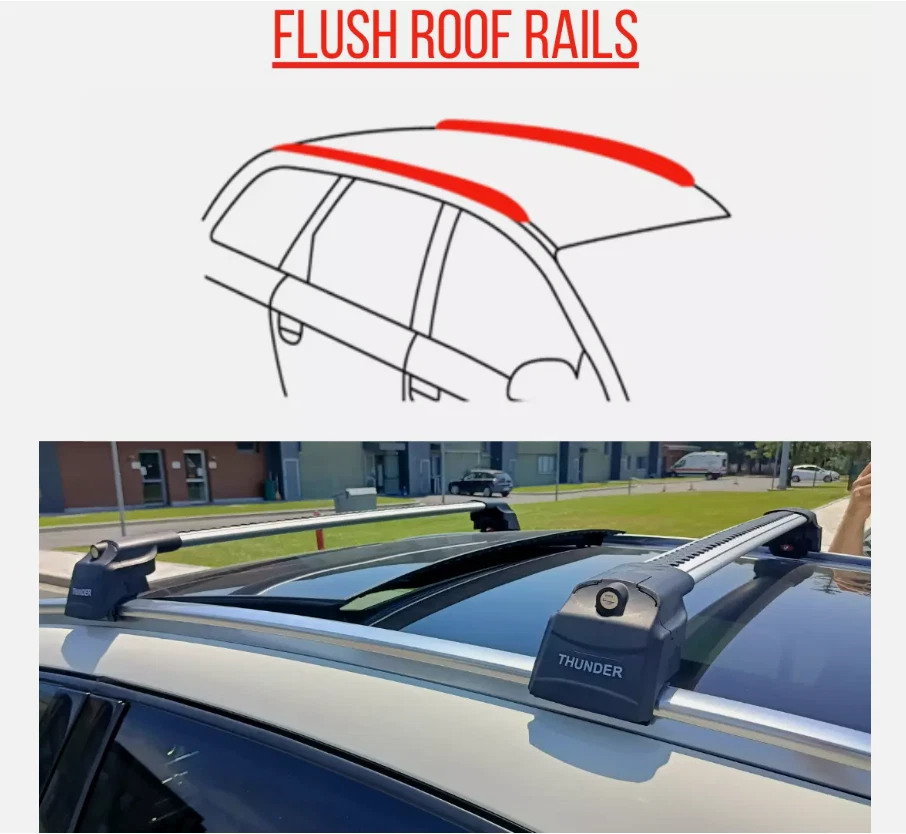 Roof Rack Cross Bars Aluminum for Land Rover Range Rover Velar 2018-2025 - Image 4 of 4