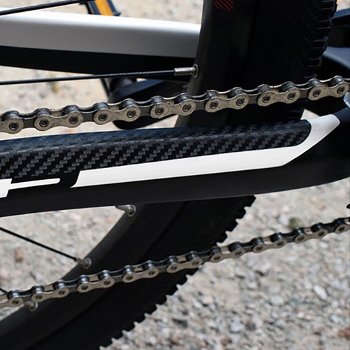 Anti-scratch Stickers Chain Frame Protector Carbon Fibre Chainstay - Foto 5 di 12