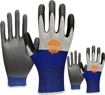 Insulated Electrician Gloves 2 Pairs High Voltage Safety Work Gloves, 500V El...