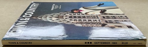 TOWN & COUNTRY Magazine VTG Sept 1983 Manhattan Issue - Top Chefs • Donald Trump - Picture 12 of 13