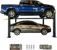 NEW Heavy Duty Four Post Lift Storage Service 8500lbs 110V/220V 4 Post Car Lift