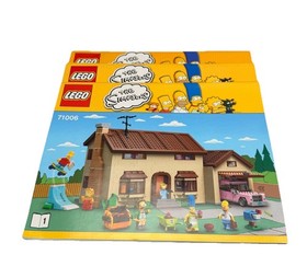 Lego The Simpsons 71006 Instruction Manuals 1, 2 & 3 - No Bricks | New