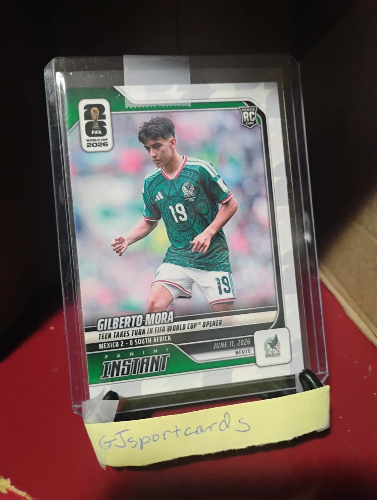 2026 Panini Instant FIFA World Cup #4 Gilberto Mora Mexico RC PR:2322 Ships now