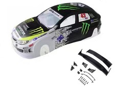 1/10 RC Painted NO cut On Road Drift Touring Racing Car Body Shell Spoiler set