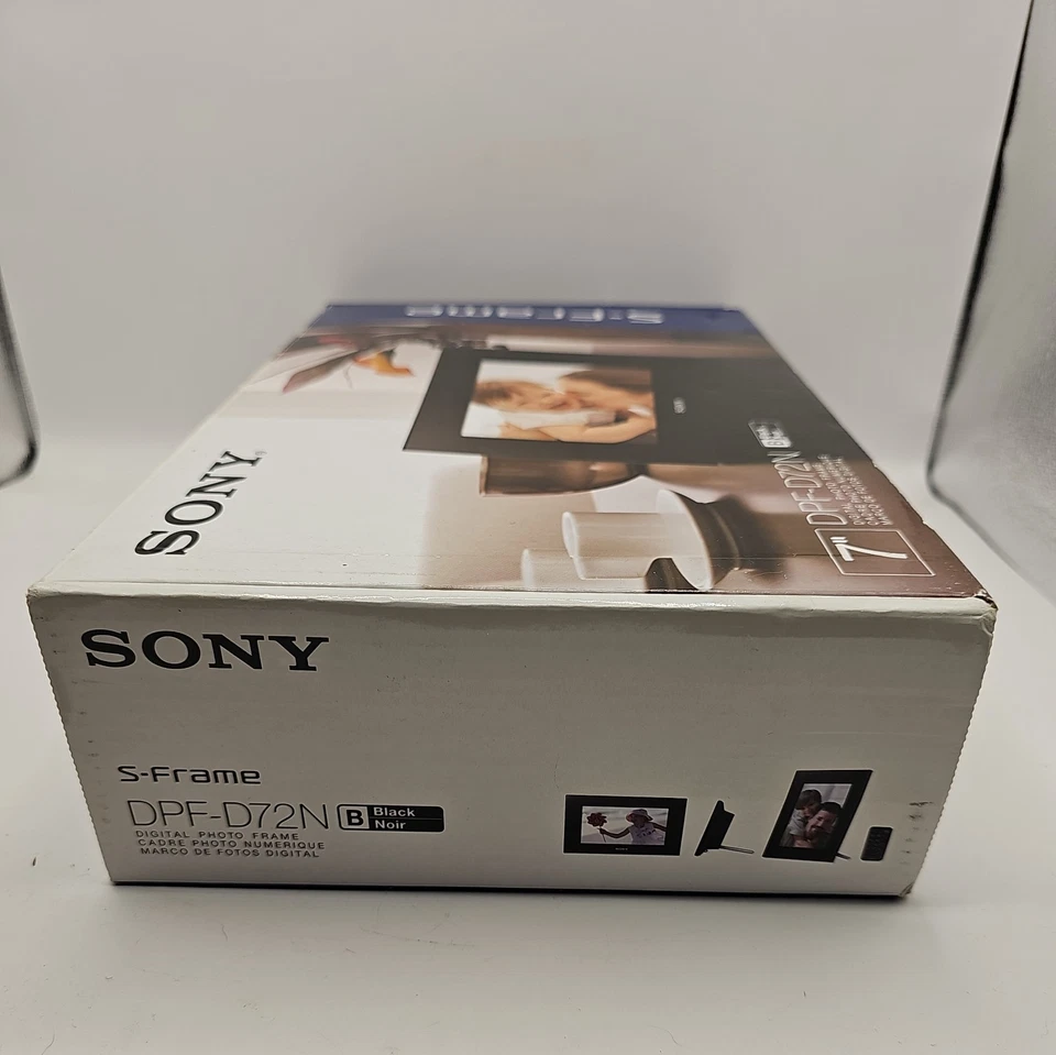 Sony DPF-D72N 7" Digital S-Frame Black New - Image 4 of 4