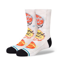 Stance Kids Vintage White Crew Polyester Cushion Grateful Dead Casual Socks Sz M