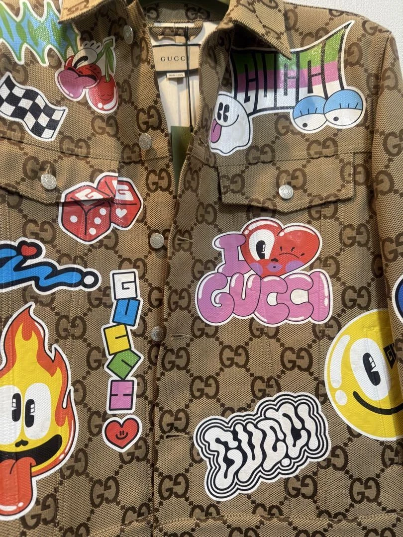 Giacca Patch Personaggio Gucci 24Ss