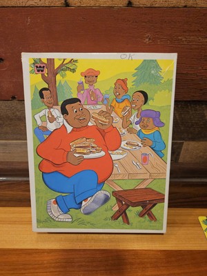 Vtg Fat Albert and the Cosby Kids 100-pc Jigsaw Puzzle-1975 Whitman-COMPLETE!