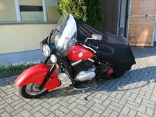 Copertura protettiva interna garage completa premium nera per Kawasaki VN 800 Drifter