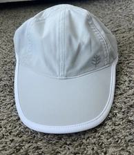 Coolibar Lenny Sport Cap Hat S/M Gray UPF 50+ Unisex Sun Protection Beach