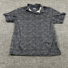 Ben Hogan Polo Shirt Mens L Geometric Print Short Sleeve Golf Outdoors