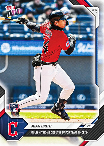 2026 Topps Now #59 Juan Brito | Baseball Card