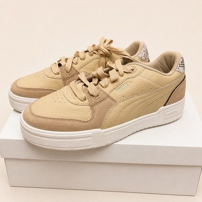 Puma Caven Damen Sneaker Beige Creme Gold Gr. 42 Neu