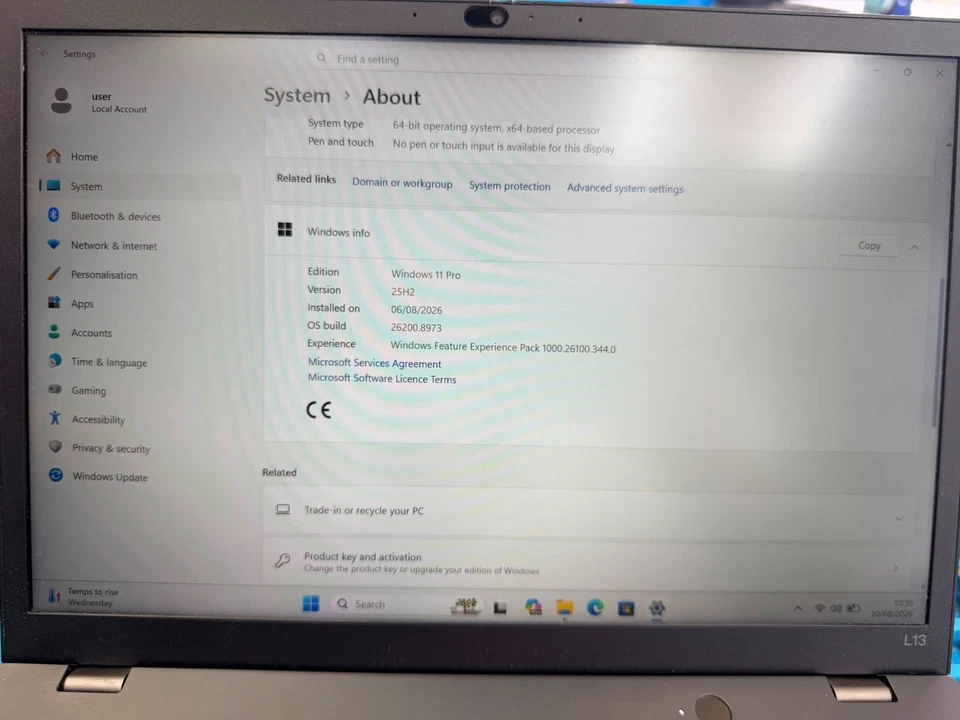 Lenovo ThinkPad L13 G4 · i7-1355U · 16GB · 480GB, photo 4 of 4
