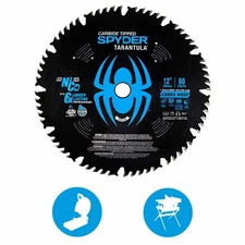Spyder 13505 12-In 60T TCT Tarantula Steel Cutting Circular Saw Blade
