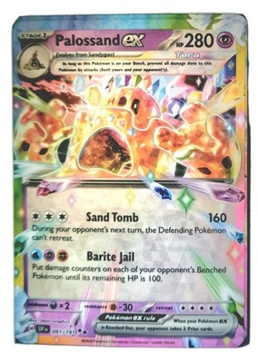バラルのバラード EX 280 HP ポケモンカード Palossand EX HP280 2024 HOLO Pokémon Card No. 091/191 | eBay