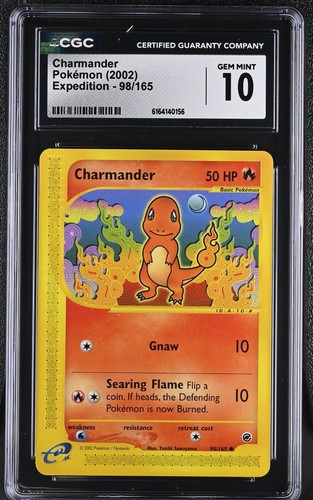 Charmander graded CGC 10 for sale on eBay