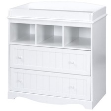 Infantastic&reg;  Wickelkommode wei&szlig; Wickel-Schrank Babym&ouml;bel Wickelregal