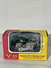 Matchbox Lesney Yesteryear Y-14 Sunbeam Motorcycle- pink & yellow box