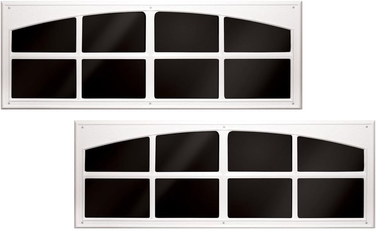 Coach House Signature Décor Simulated Garage Door Window Kit - Easy ...