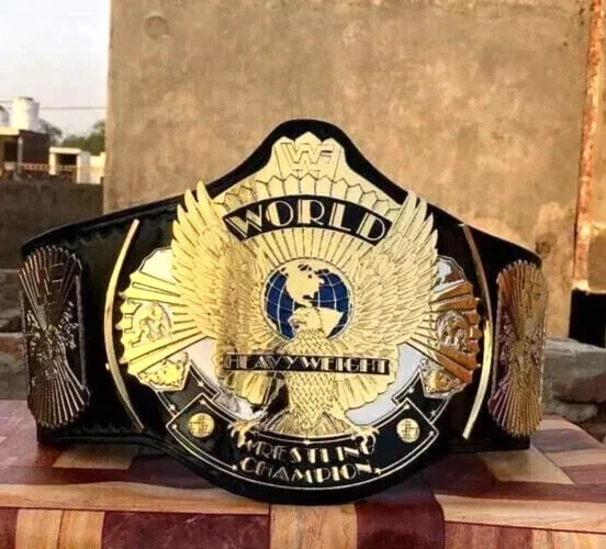 Campeón Mundial de Lucha Pesada Águila Alada Doble 4mm Zinc Alta Calidad Foto 4 de 4