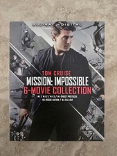 Mission: Impossible, 6-Movie Collection Blu-ray, 2018 W/ Slipcover