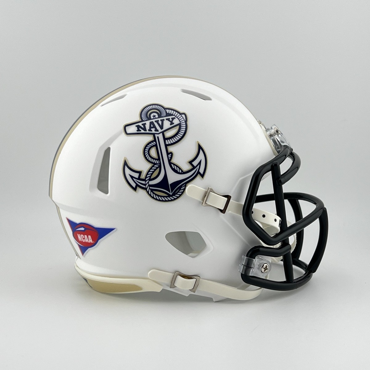 anchor bay high school football helmet North Shore (TX) Navy Midshipmen CUSTOM Concept Matte