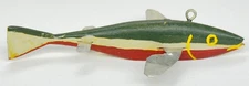 Vintage 1980’s Wood Fish Decoy Bait Spearing Lure Metal Hand Crafted 5.5” RARE