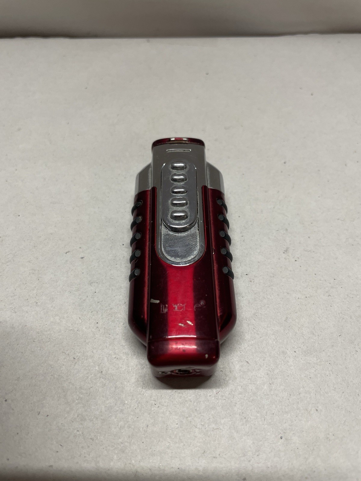 Red Torch Style Lighter, Empty