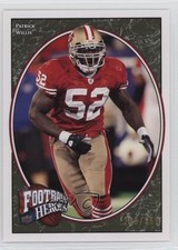2008 Upper Deck Football Heroes Green 208/350 Patrick Willis #74 HOF 1u6