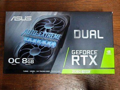 ASUS Dual GeForce RTX 2080 SUPER OC Edition 8GB GDDR6 Grafikkarte NVIDIA DLSS