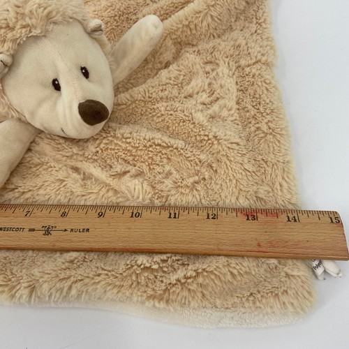 Kellytoy Riccio Luxe Peluche Lovey Sonaglio Coperta di Sicurezza Tan Crema 14 Pollici - Foto 7 di 9