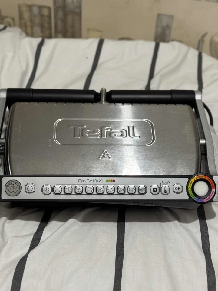 Tefal GC722D40 2000 W OptiGrill Plus X-large Grill - Stainless Steel - Image 2 of 4
