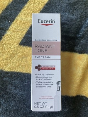 Eucerin Radiant Tone Eye Cream Dark Circle Corrector 0.5oz New In Box