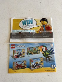 LEGO CREATOR: Rainforest Animals (31031) Complete With Both Manuals