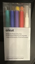 NIP Cricut Watercolor Marker  Brush Set 9 Count 2009979 